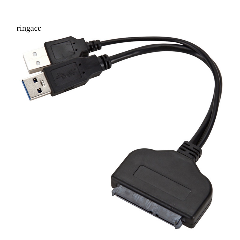 Cáp Chuyển Đổi Ổ Cứng USB Kép Tốc Độ Cao USB 3.0 Sang SATA 2.5 Inch HDD Chuyên Dụng Cho Máy Tính