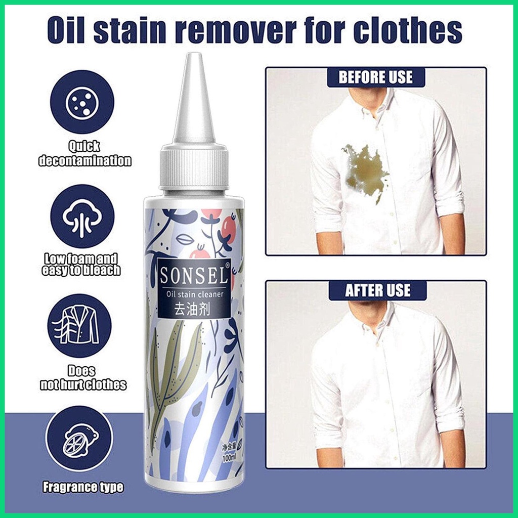 Dung Dịch Loại Bỏ Vết Bẩn Trên Quần Áo 3.5 Fl Oz