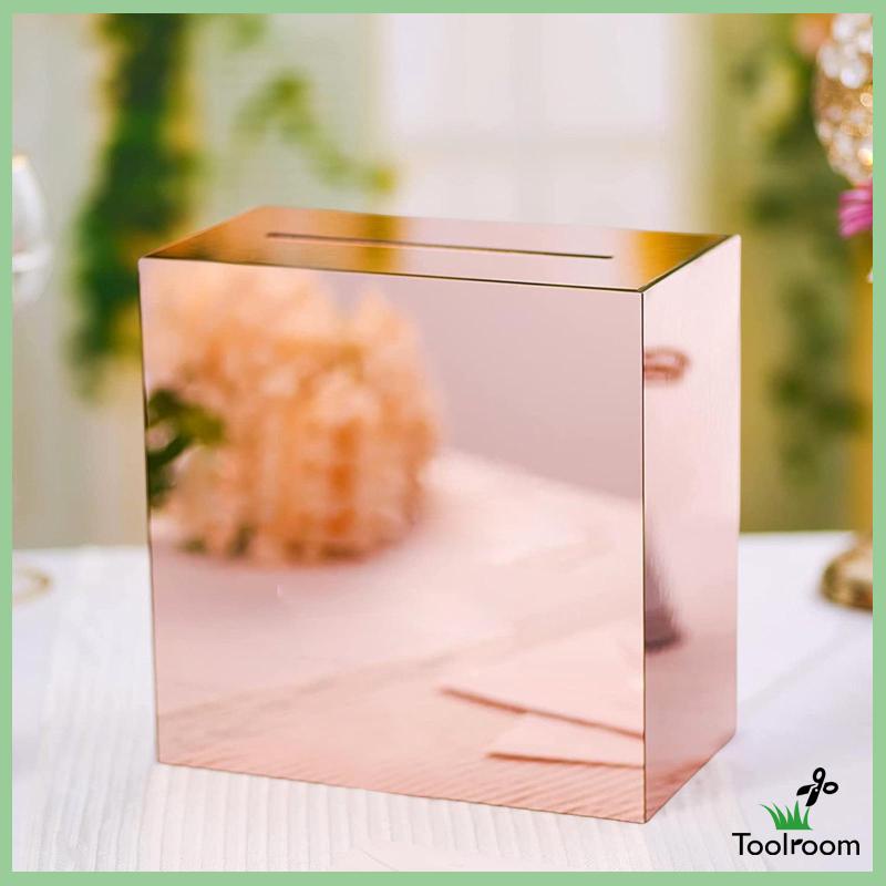 Hộp Đựng Thẻ Bằng Acrylic Siêu Bền Tiện Dụng Cho Tiệc Sinh Nhật / Đám Cưới