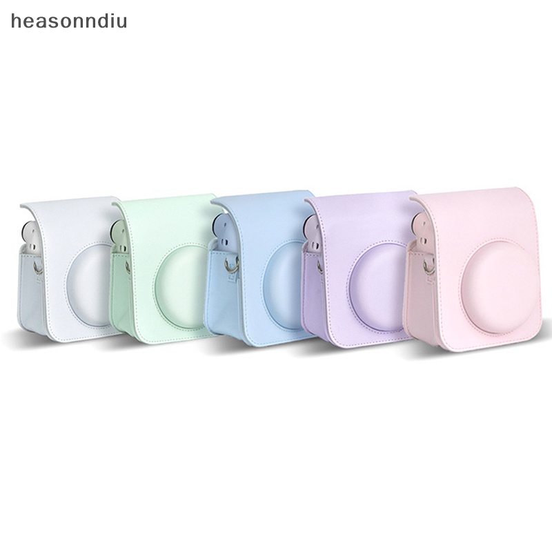 Túi Da PU Đựng Máy Ảnh Instax Mini 12 Kèm Dây Đeo Vai Tiện Dụng