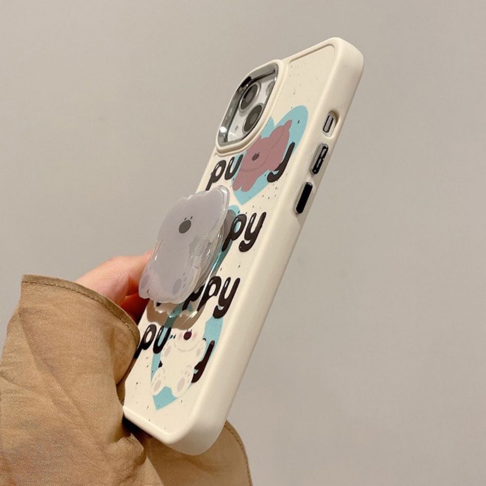 Ốp Điện Thoại TPU Mềm Chống Sốc Có Giá Đỡ Hình Gấu Koala Cho IPhone 14 Pro Max 13 12 11 Pro Max