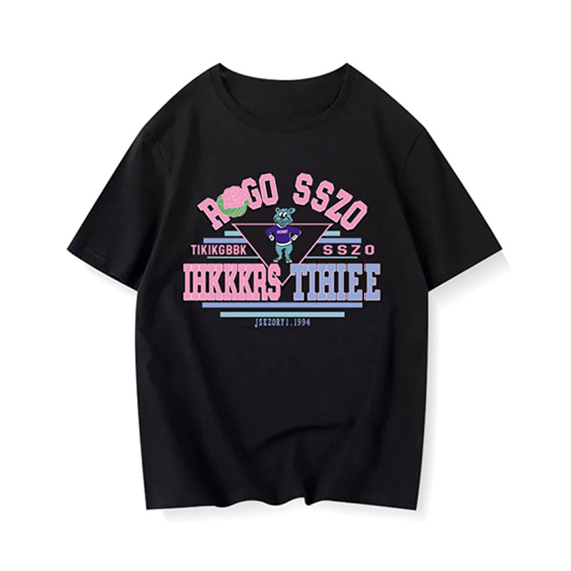 NRVP Áo Thun 100% Cotton Tay Ngắn Phong Cách Hàn Quốc Mới