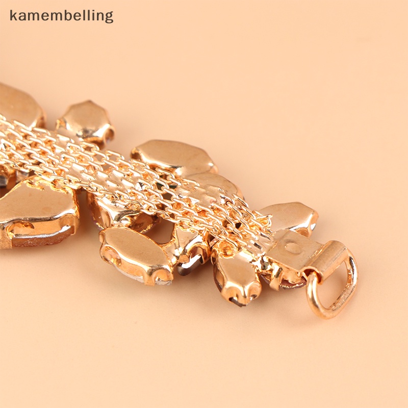 Kamembelling 1 Dây Xích Nối Trang Sức / Bikini Đính Đá Pha Lê DIY