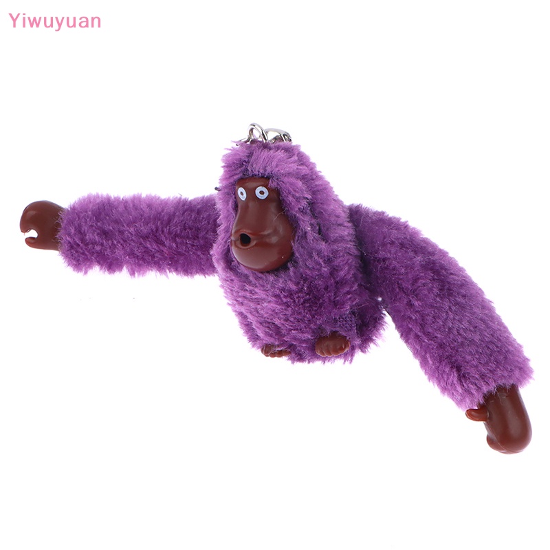 < Yiwuyuan > Móc Khóa Hình Khỉ Nhồi Bông Dễ Thương Trang Sức Cho Búp Bê Nữ