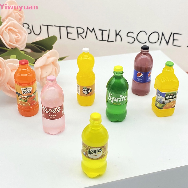 Bộ 5 Mô Hình Bình Nước Phát Quang Mini Bằng Nhựa Resin Trang Trí Điện Thoại DIY Mới