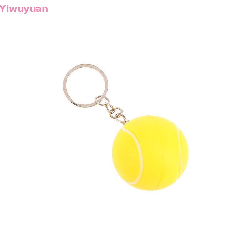 < Yiwuyuan > Móc Chìa Khóa Xe Hơi Thể Thao Mặt Bóng Đá Tennis Mới
