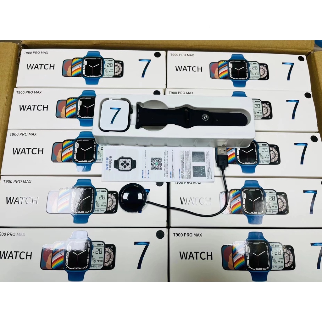 Đồng Hồ Thông Minh Chống Thấm Nước IP67 Series 7 T900 2022 T900 Pro Max Xiaomi