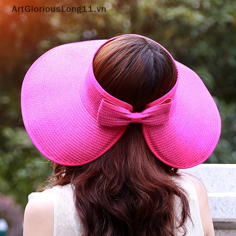 Mũ Rơm Rộng Vành Che Nắng Gấp Được Mẫu Mới 2023 Thời Trang Mùa Hè Cho Nữ