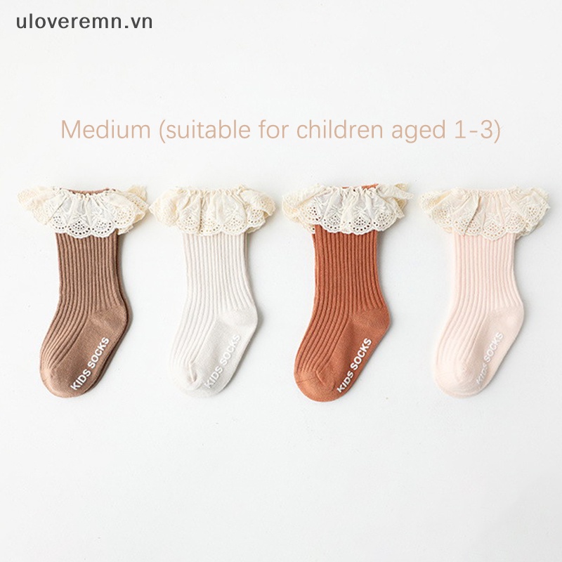 Đôi Vớ Giữ Ấm Mùa Xuân Bằng Vải Cotton In Họa Tiết Hoạt Hình Dễ Thương Cho Bé Gái