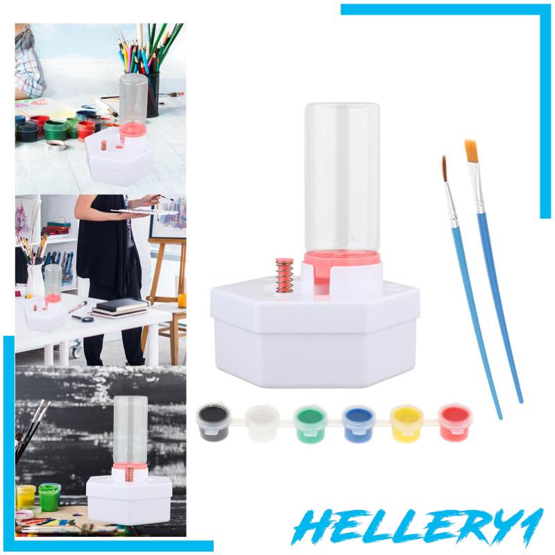 [Hellery1] Cốc Rửa Cọ Sơn Màu Nước Chạy Bộ Đa Năng Cho Bút Vẽ Acrylic