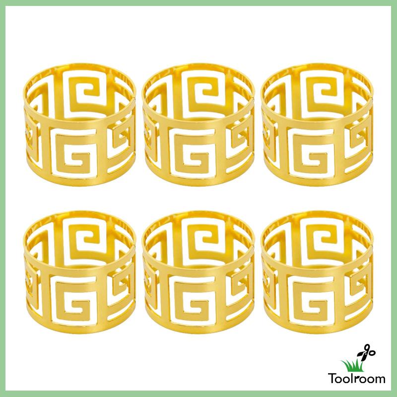 Set 6 Giá Đỡ Khăn Ăn Bằng Sắt Trang Trí Nhà Cửa