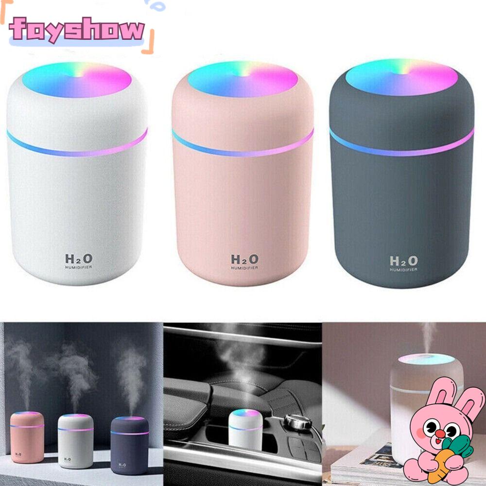 Máy Phun Sương Tạo Độ Ẩm Có Đèn LED 300ml Cho Xe Hơi