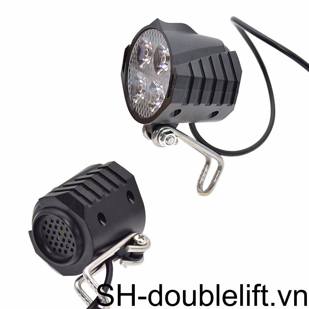 Bộ Đèn Pha / Còi Xe Đạp / Scooter Đa Năng Lâu Trôi