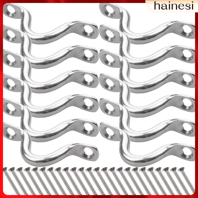 Set 12 Vòng Kim Loại Cố Định Tay Nắm Cửa Cho Thuyền Kayak