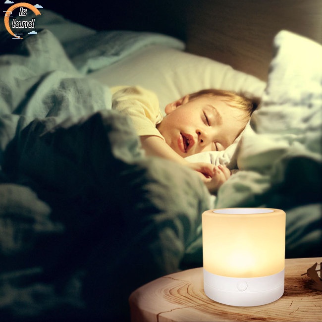 Đèn Ngủ Rgb Cảm Ứng Nhiều Màu Sắc Tùy Chọn Có Thể Điều Chỉnh Độ Sáng Dùng Trong Nhà / Ngoài Trời