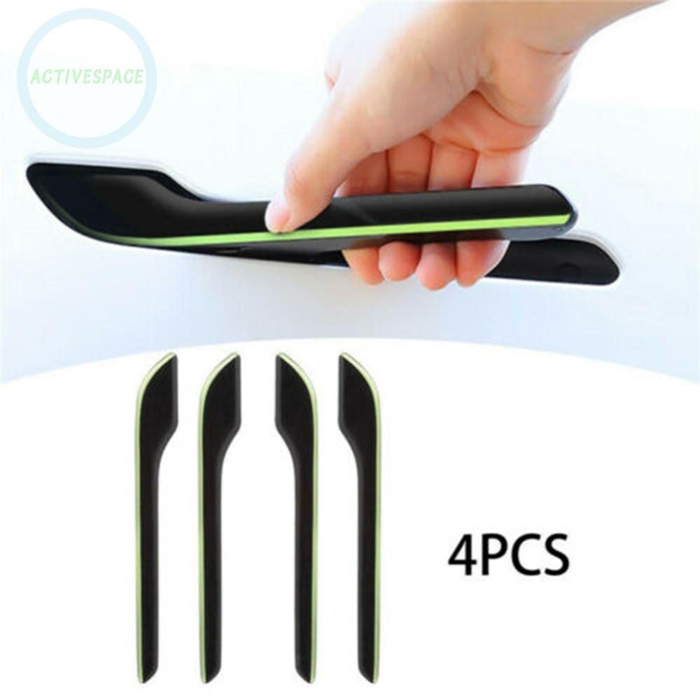 Door Handle Cover Kits Luminous Trim ABS+Carbon Fiber Direct Replacement【TESLA】