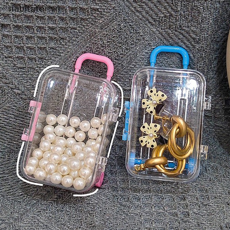Vali Mini Siêu Nhẹ Màu Kẹo Ngọt Trang Sức Tiện Dụng