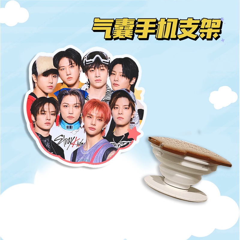 Newjeans Giá Đỡ Điện Thoại acrylic In Hình Nhóm Nhạc BTS seventeen Avatar DIY Sáng Tạo