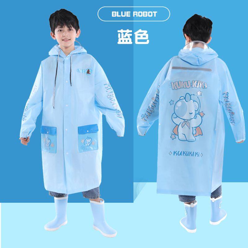 Áo Mưa Trong Suốt In Họa Tiết Hoạt Hình Chống Nước Thời Tiết 2023 Cho Bé Mới