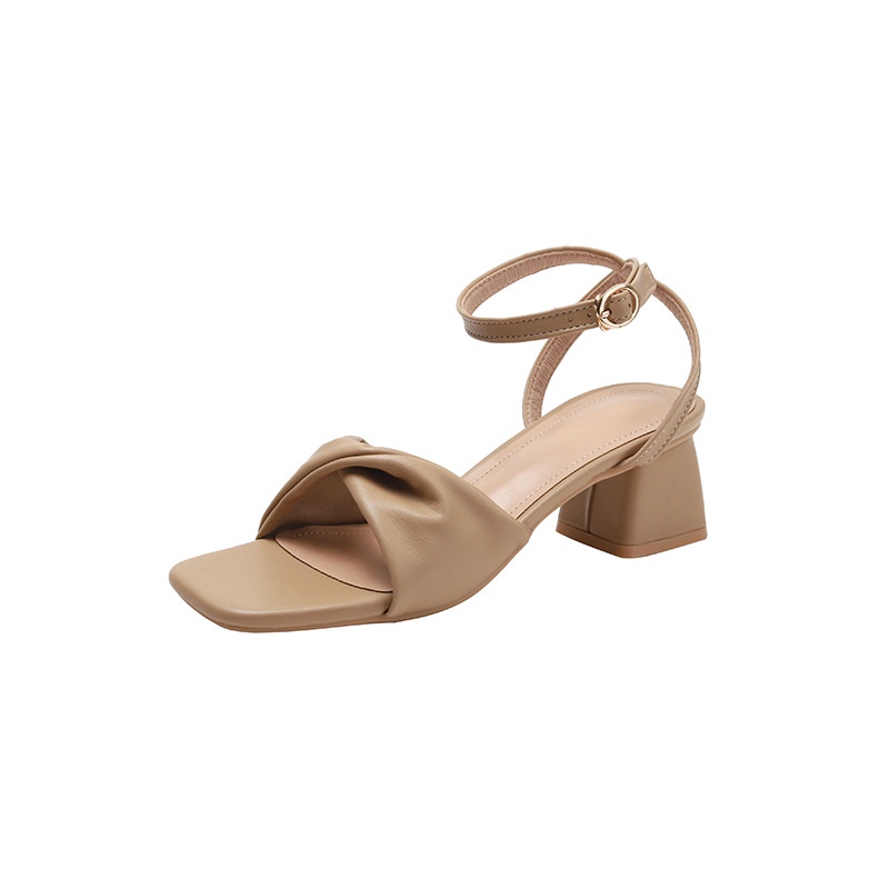 Giày Sandal Cao Gót Đế Dày Thời Trang Dành Cho Nữ
