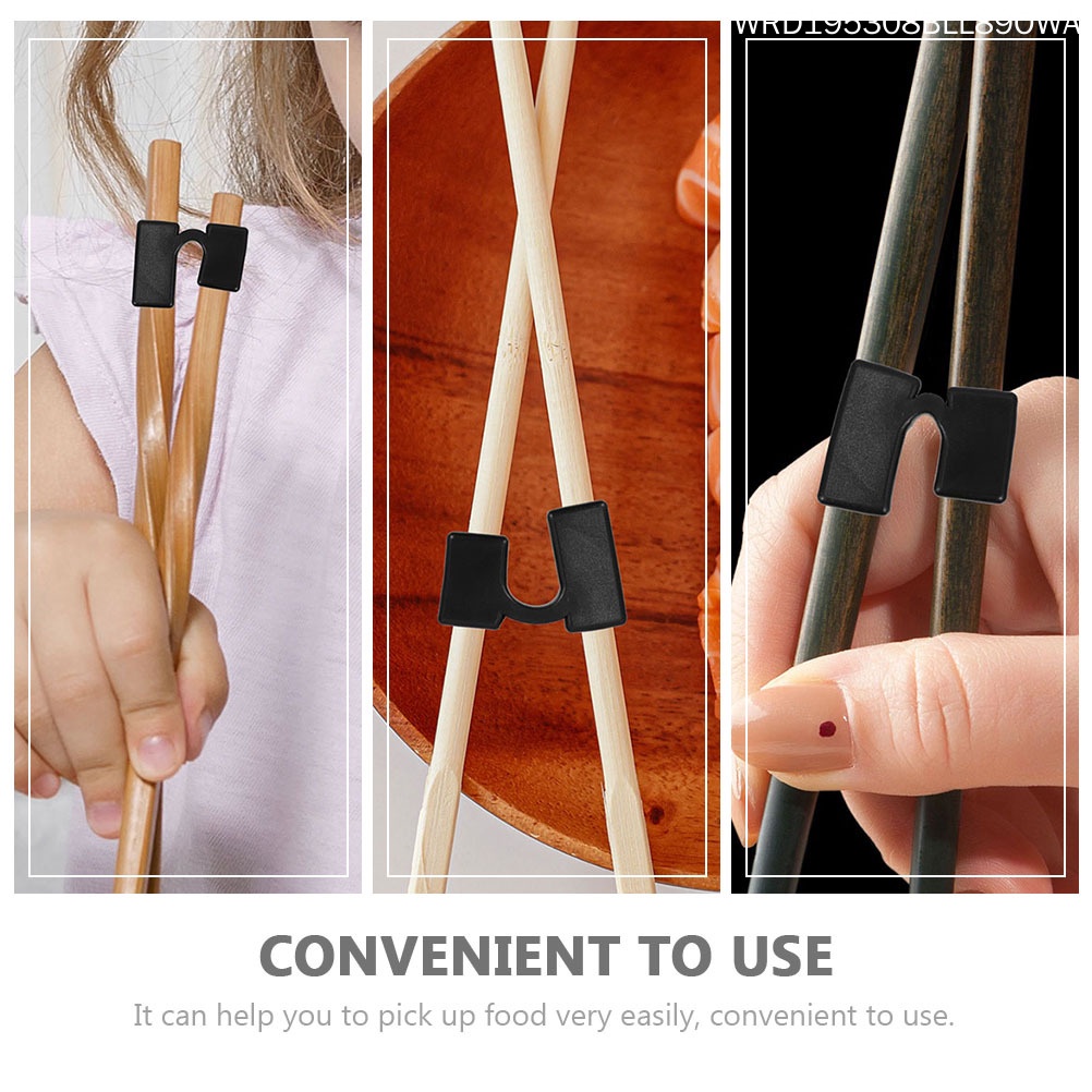 Set 10 Giá Đỡ Đũa Bằng Nhựa Dành Cho Trẻ Em Và Người Lớn Tuổi