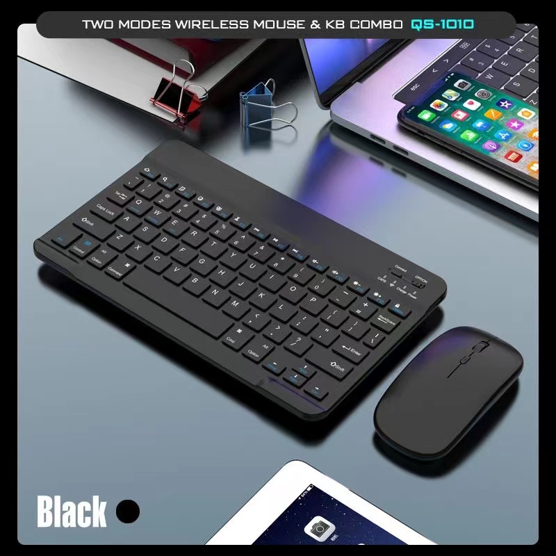 Bàn Phím Bluetooth Không Dây Siêu Mỏng 10 "Cho Android / IOS / iPad / Macaron / tablet