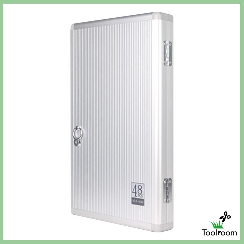 Tủ Đựng Chìa Khóa 48 Ngăn Bằng Kim Loại Gắn Tường Tiện Dụng Cho Nhà Cửa / Văn Phòng