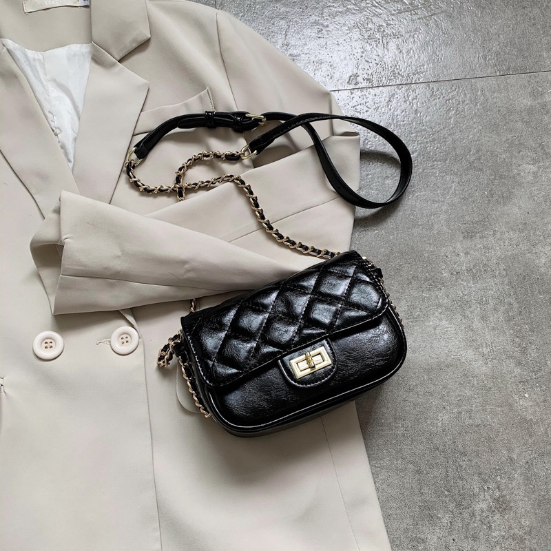 Túi Đeo Chéo Nhỏ Thêu Họa Tiết Phong Cách Phương Tây