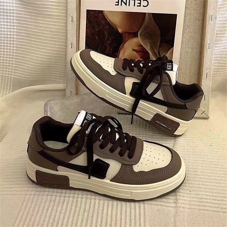 Giày Thể Thao Đế Dày Nhiều Màu Sắc Phong Cách Hong Kong Cổ Điển Thời Trang Cho Nữ