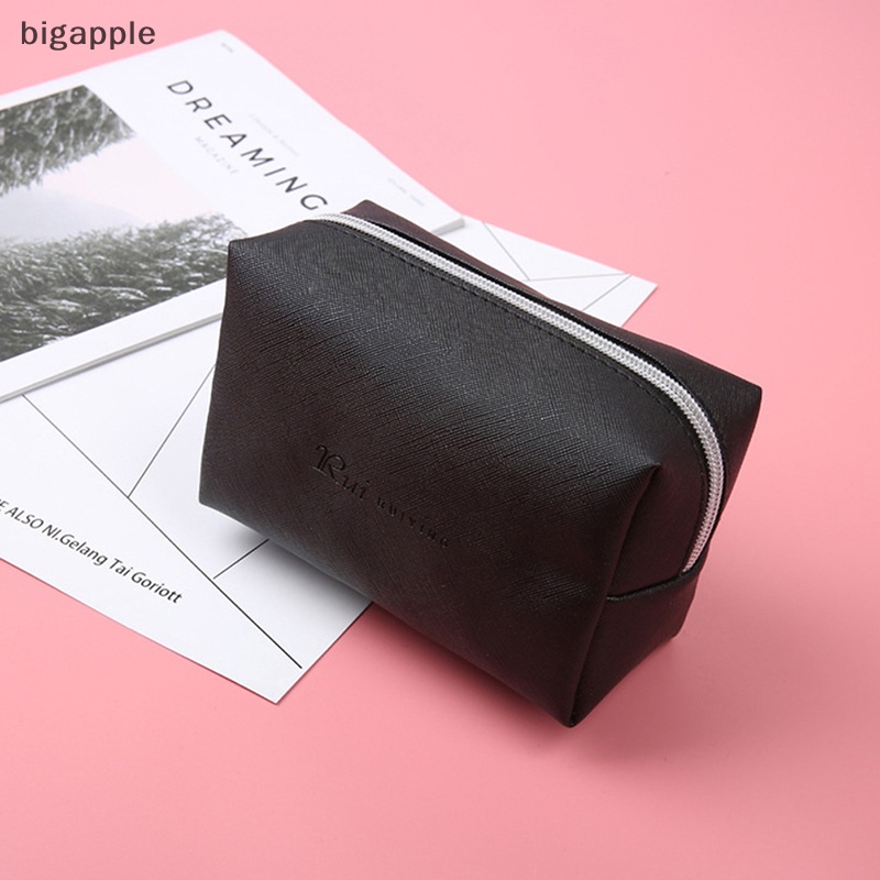 Bóp Viết Giả Da Màu Đen Sức Chứa Lớn Tiện Lợi Cho Nữ