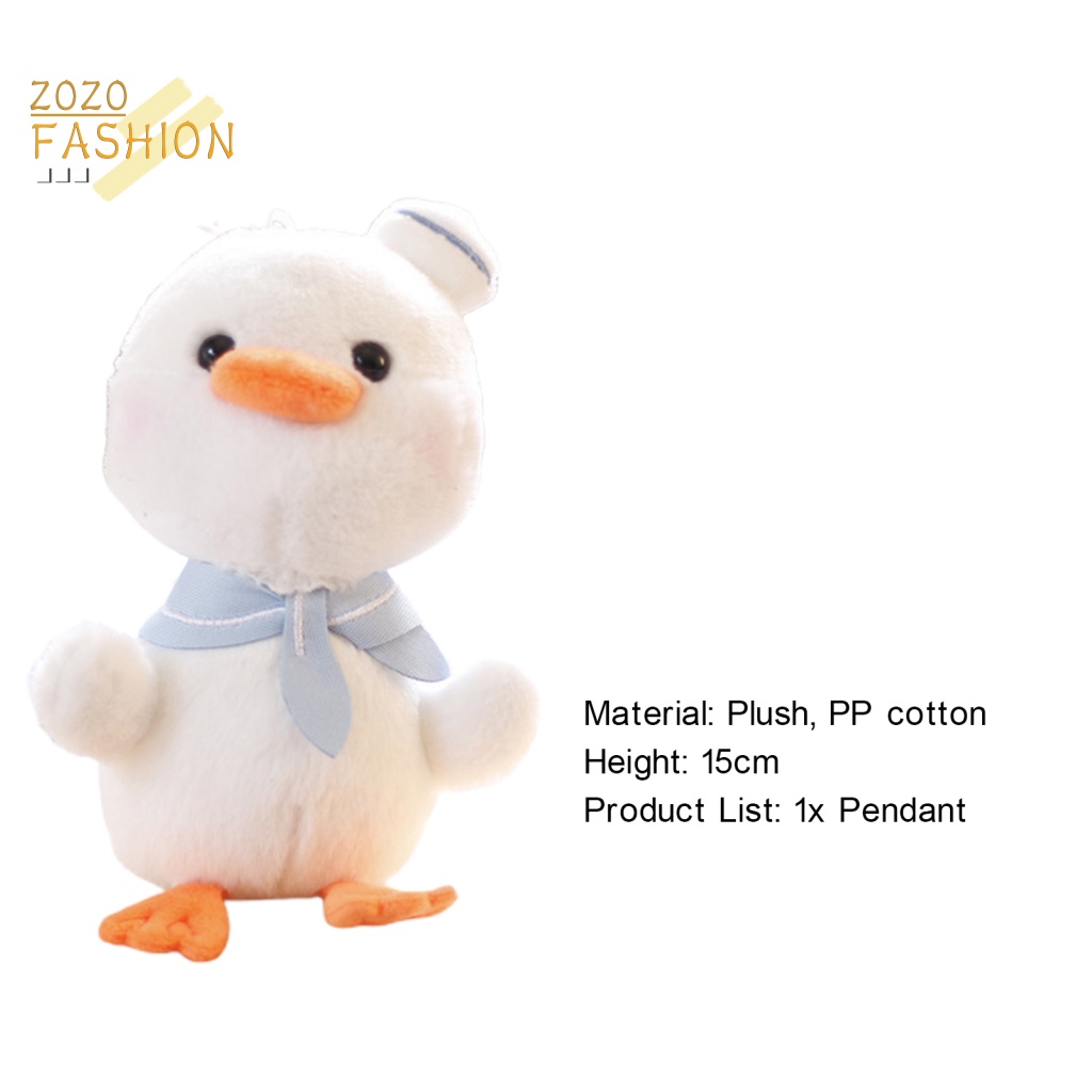 Móc Chìa Khóa Hình Thú Nhồi Bông 15cm Siêu Nhẹ Dễ Thương Cho Bé Gái