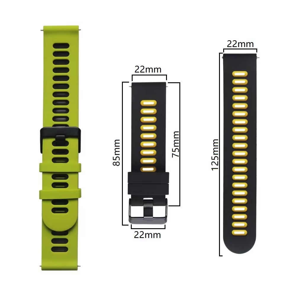 Dây Đeo Thể Thao Bằng Silicone 2 46mm 42mm 20 22mm Cho Đồng Hồ Honor Magic Watch Huawei GT 2 Correa GS3 GS Pro