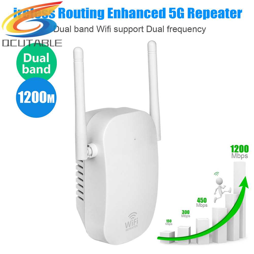Bộ Khuếch Đại Tín Hiệu WiFi Băng Tần Kép 2.4Ghz / 5.8Ghz Với Phích Cắm US / EU / UK