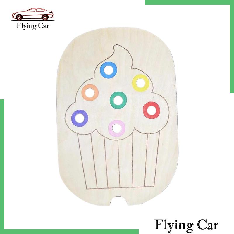 Bộ Trò Chơi Phân Loại Bằng Gỗ Màu Sắc Montessori [Lzdjfmy2] Cho Bé