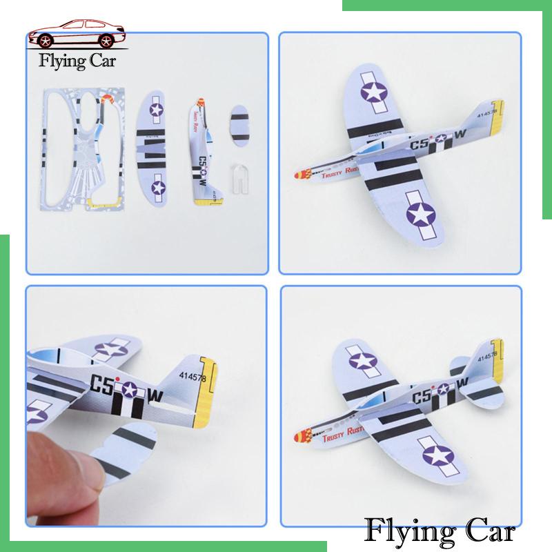 Set 10 Máy Bay Xốp Nhiều Màu Sắc Cho Bé 3 4 5 6 7 Tuổi 10 Cái