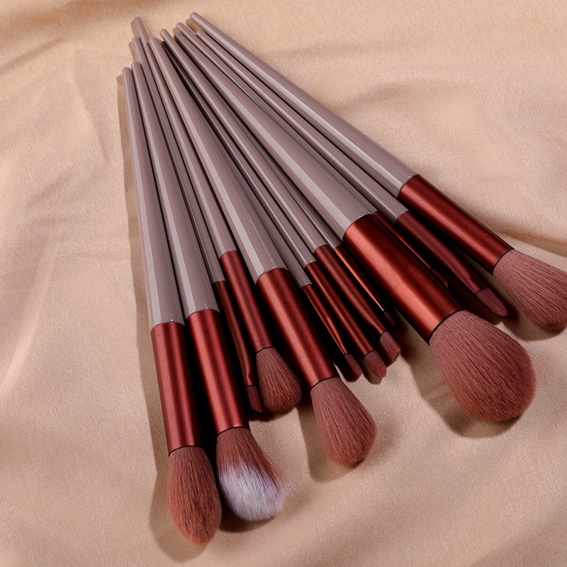 Set 13 Cọ Trang Điểm Kabuki Lông Mềm