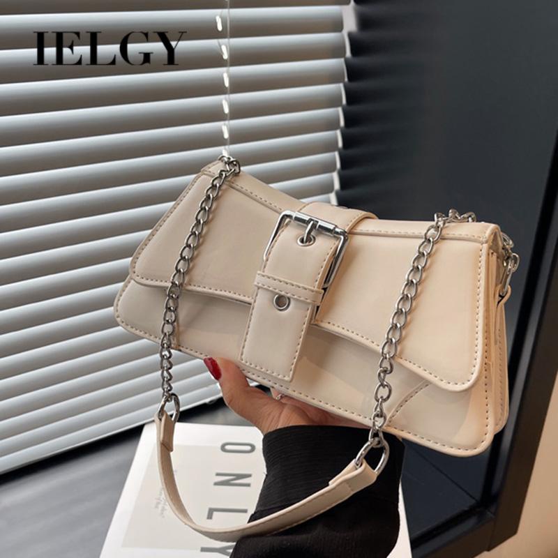 Túi đeo dưới cánh tay Hình Vuông Cỡ Nhỏ Phối Dây Đeo Sợi Xích Phong Cách Cổ Điển Thời Trang Cho Nữ