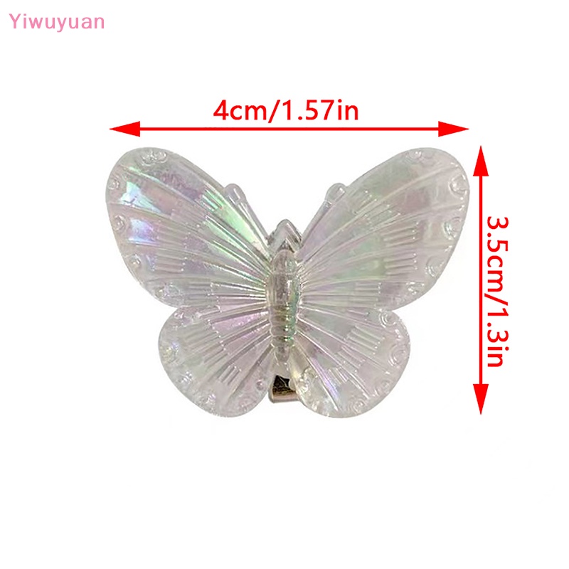 Bộ 5 Kẹp Tóc Hình Trái Tim / Bướm Thời Trang Cho Bé Gái