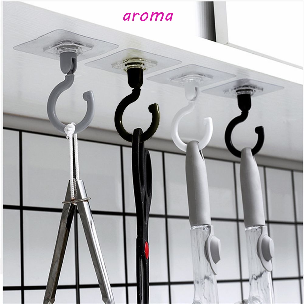 Móc Dán Tường Treo Vật Dụng Chịu Lực Tốt Chống Dầu Mỡ Có Thể Tái Sử Dụng Cho Nhà Bếp Nhà Tắm