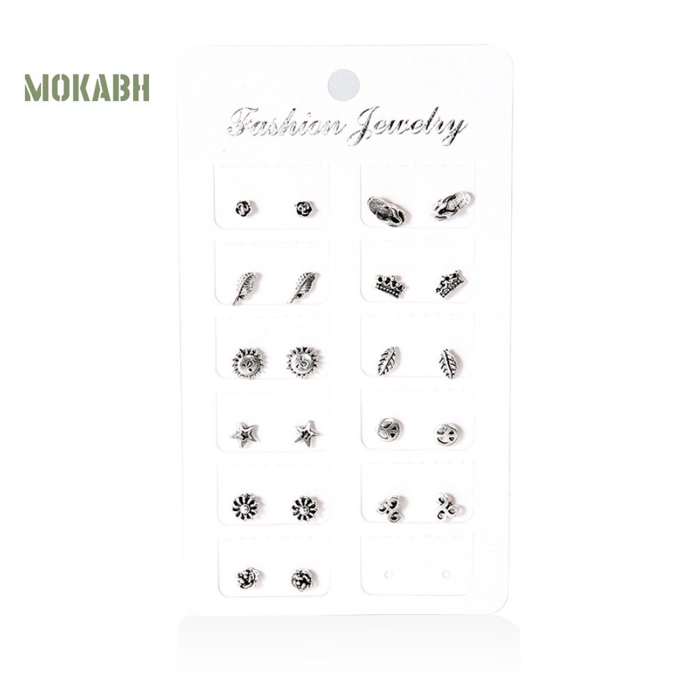 Set 11 Đôi Khuyên Tai Phong Cách Bohemia Thời Trang Cho Nữ