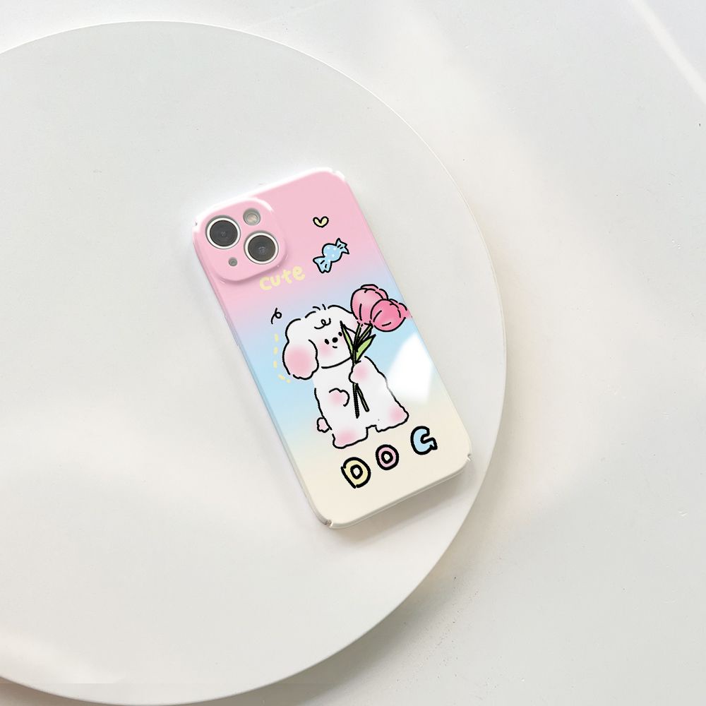 Ốp Điện Thoại Họa Tiết Hoạt Hình Chú Chó Dễ Thương Cho iPhone13 147pro / / maxplus 11 12 8x