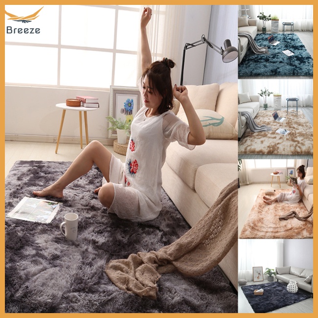 Thảm Lông Trải Sàn Mềm Mại Thoải Mái Dành Cho Phòng Khách / Phòng Ngủ