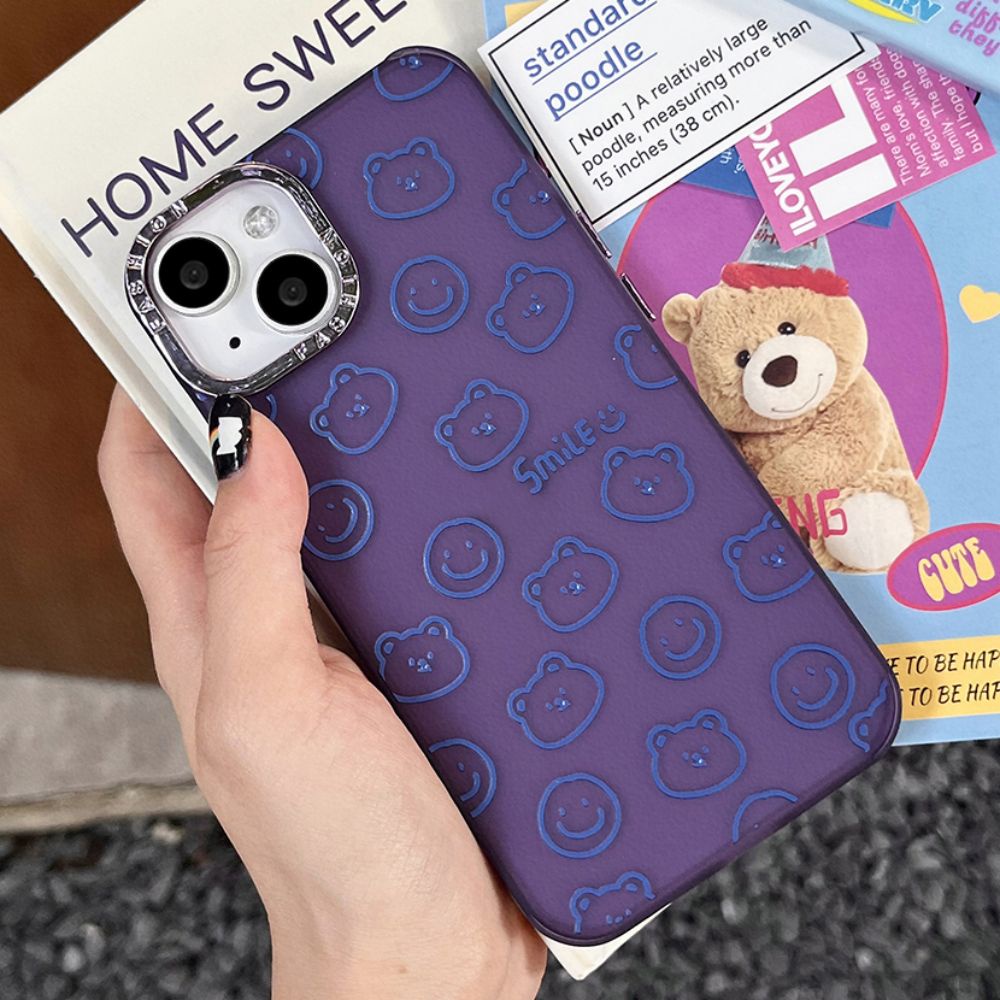 Ốp Điện Thoại TPU Mềm Chống Sốc Mạ Điện Họa Tiết Mặt Cười Cho Iphone 11 14 13 12 Pro Max Xr Xs Max 7 8 Plus