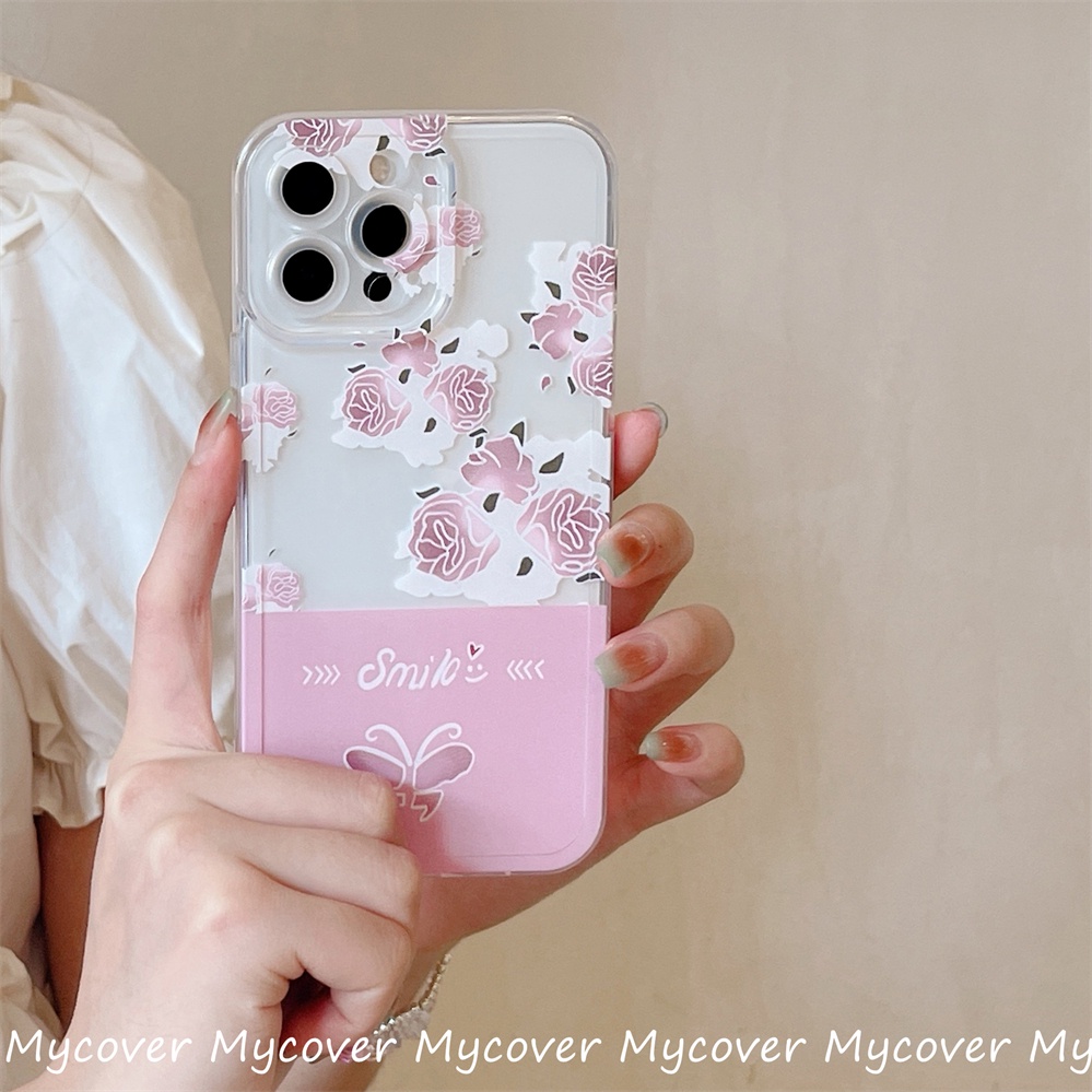 Ốp ĐiệN ThoạI HọA TiếT Hoa BướM Cho iPhone 11 12 13 14 Pro Max X Xr Xs 8 7 6 Plus SE 2020