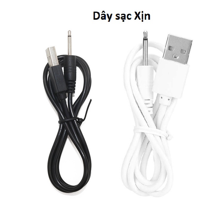 Dây sạc máy massage mini USB đầu 2.5 Aux, các loại máy massage mặt mắt body toàn thân đầu nhọn sạc nhanh  B79