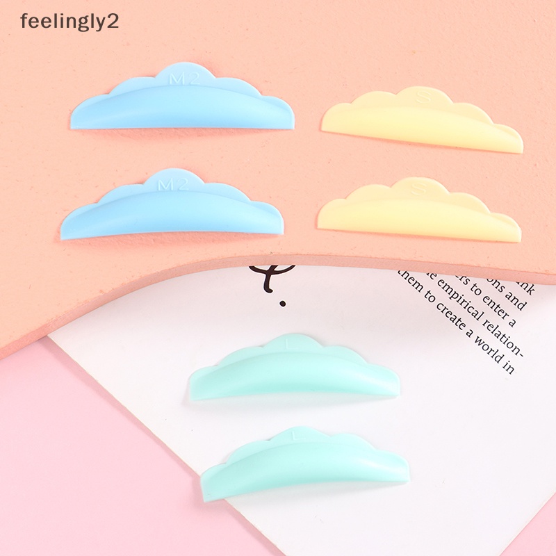 Set 5 Cặp Đệm Silicone Hỗ Trợ Uốn Cong Lông Mi Tiện Dụng