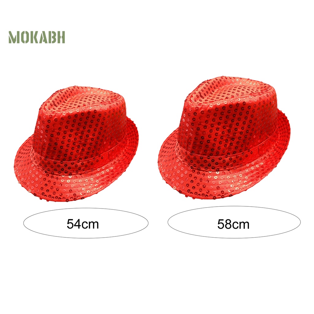 Nón Vành Ngắn Đính Kim Sa Lấp Lánh Thời Trang Cho Người Lớn Và Trẻ Em