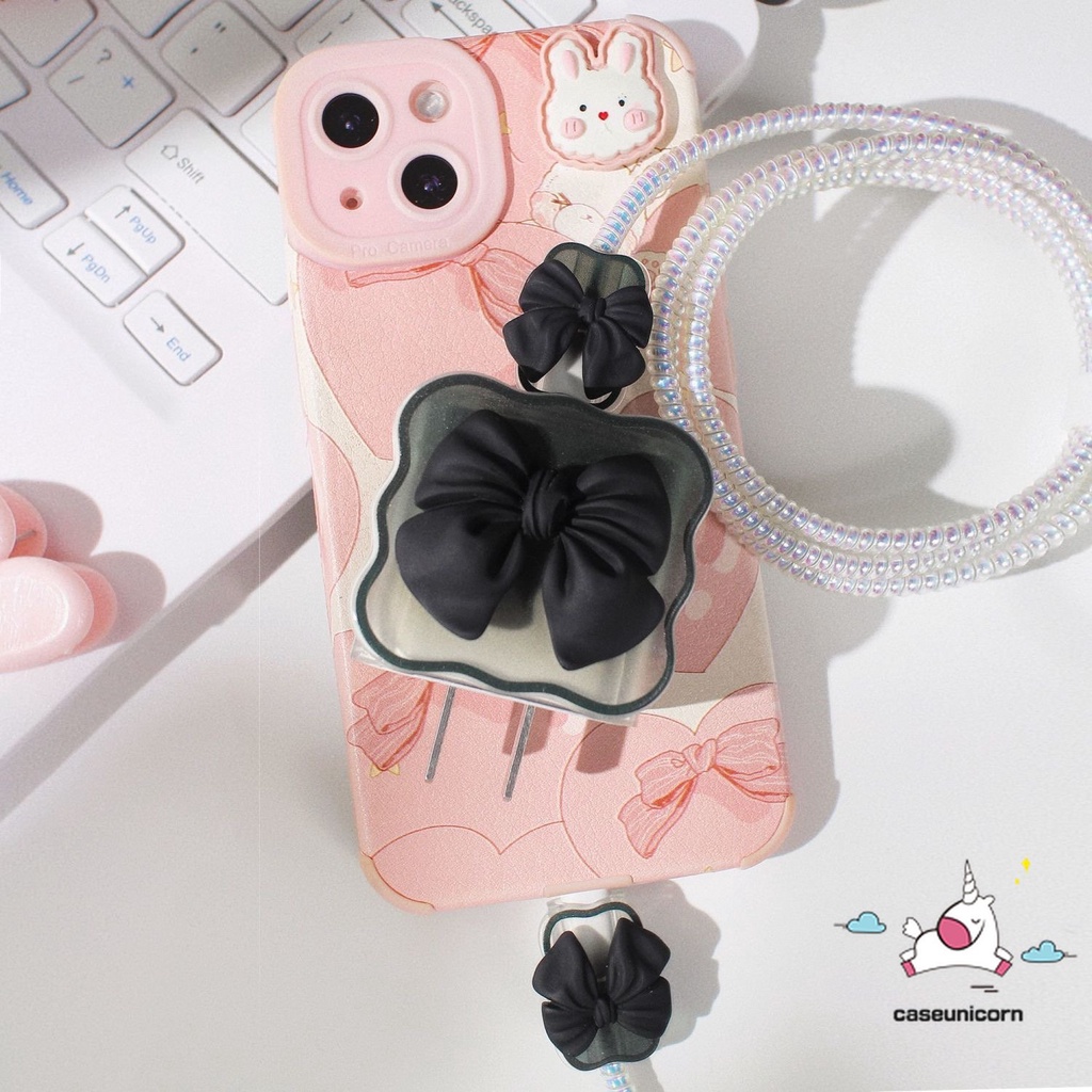 Vỏ Bọc Bảo Vệ Hộp Sạc Tai Nghe iP 18 / 20W Màu Kẹo Macaron 3D Dễ Thương