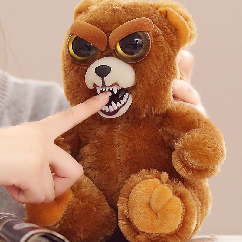 Thú Nhồi Bông Hình Gấu Thay Đổi Mặt Dễ Thương