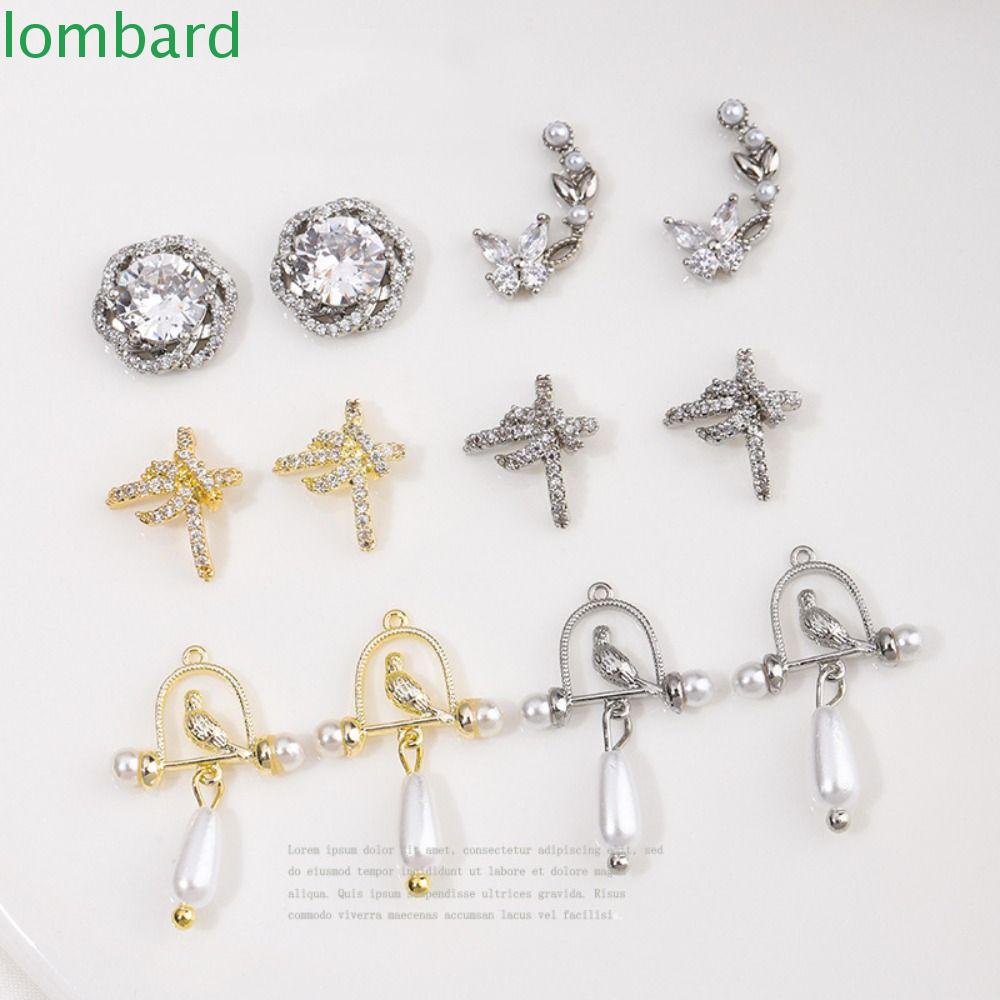 Phụ Kiện Trang Trí Móng Tay Nghệ Thuật Hình Nơ 3D Bằng Hợp Kim Nhiều Phong Cách Hỗn Hợp